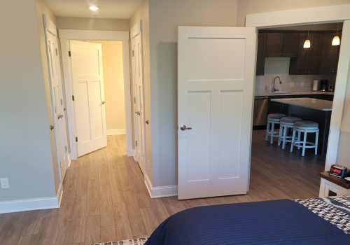 Master Bedroom Entry and Closet/Bathroom Area