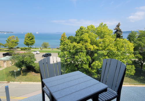 Incredible Deck Views of West Grand Traverse Bay