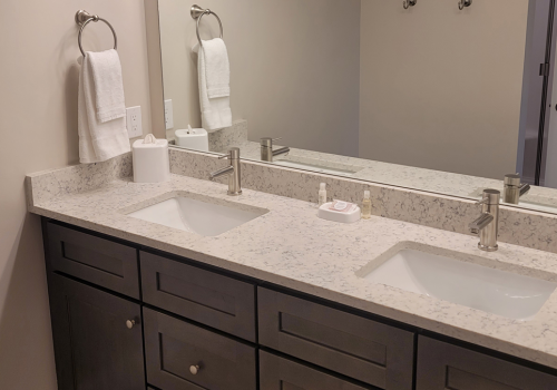 Double Basin Sinks in All Master Bathrooms